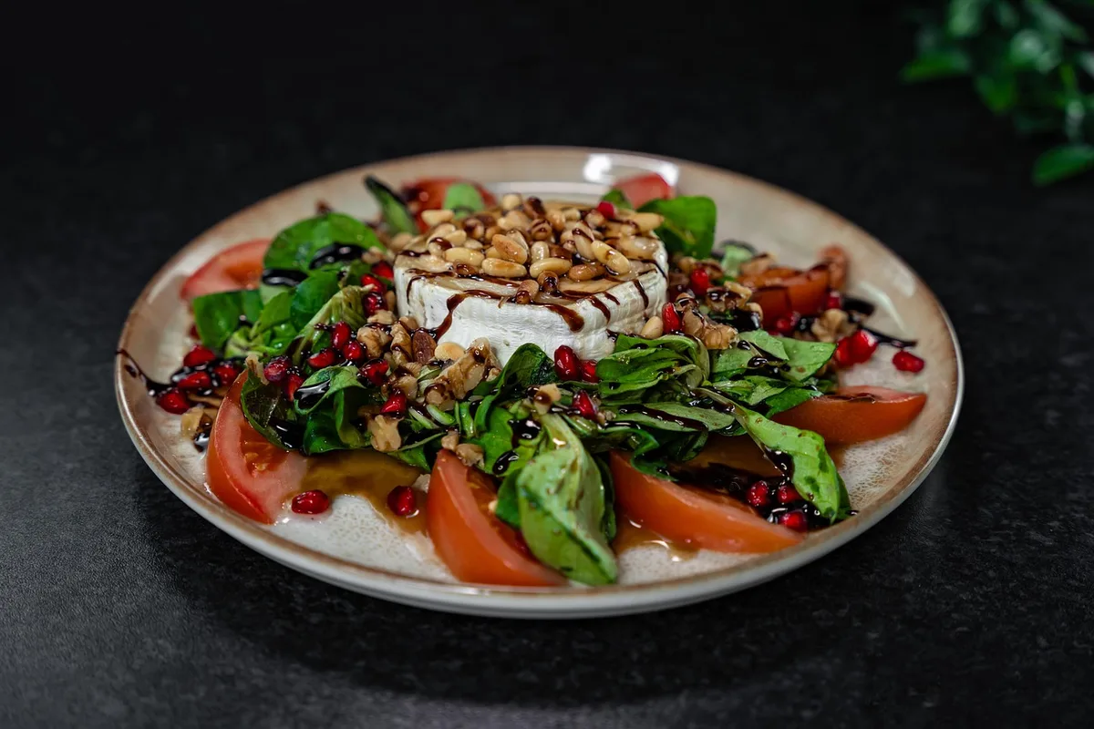 Salade de lentilles en bocal prête à être conservée